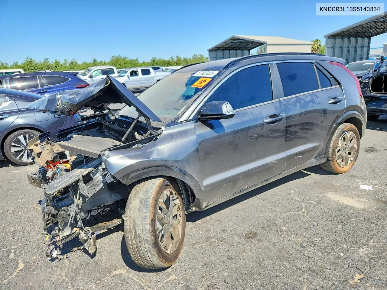 2025 Kia Niro Wind VIN: KNDCR3L13S5140834 Lot: 57407006