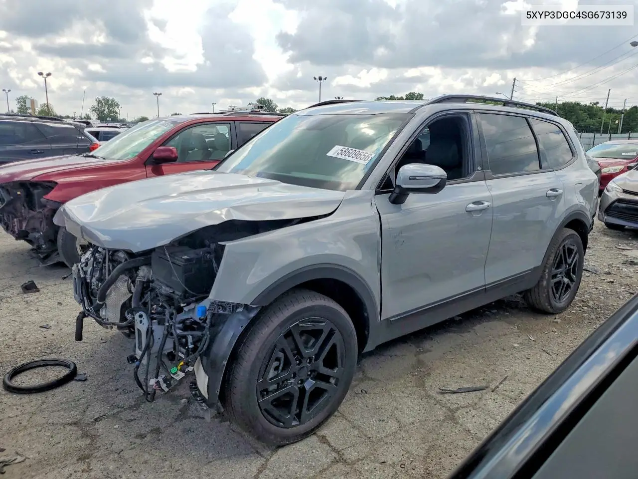 2025 Kia Telluride Ex X-Line VIN: 5XYP3DGC4SG673139 Lot: 58609656