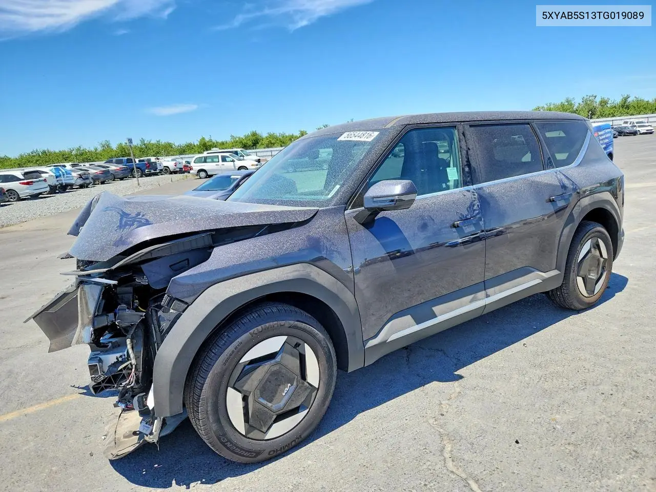 2026 Kia Ev9 Light VIN: 5XYAB5S13TG019089 Lot: 56544816