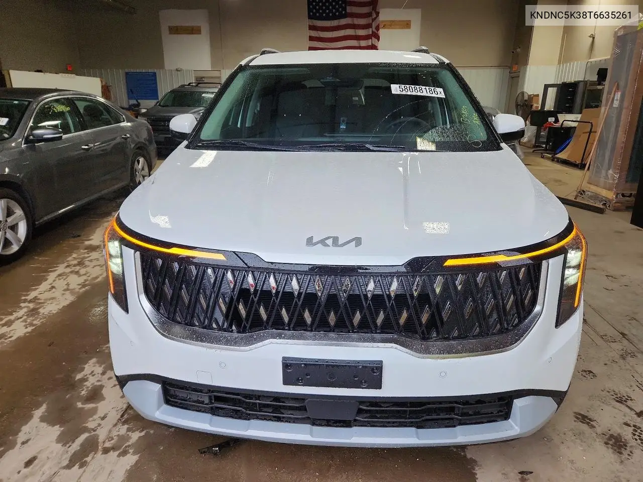 2026 Kia Carnival Ex VIN: KNDNC5K38T6635261 Lot: 58088186