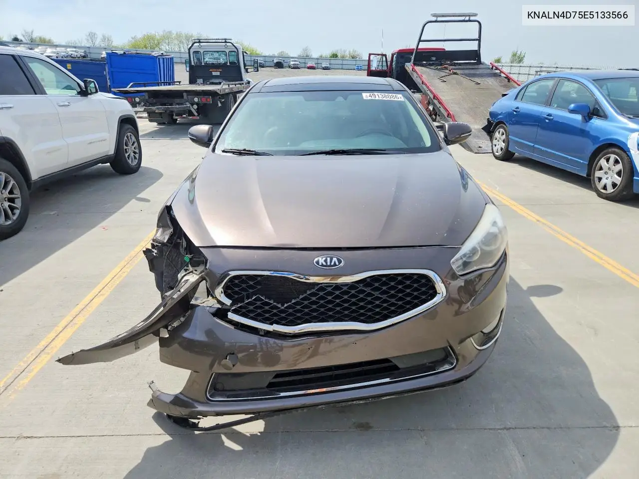 2014 Kia Cadenza Premium VIN: KNALN4D75E5133566 Lot: 49138086