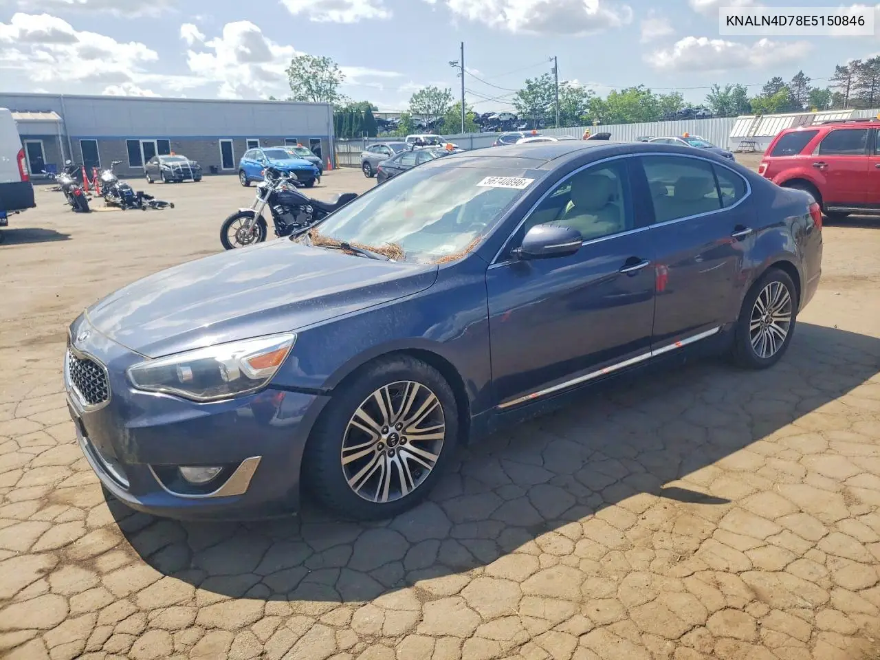 2014 Kia Cadenza Premium VIN: KNALN4D78E5150846 Lot: 56740896