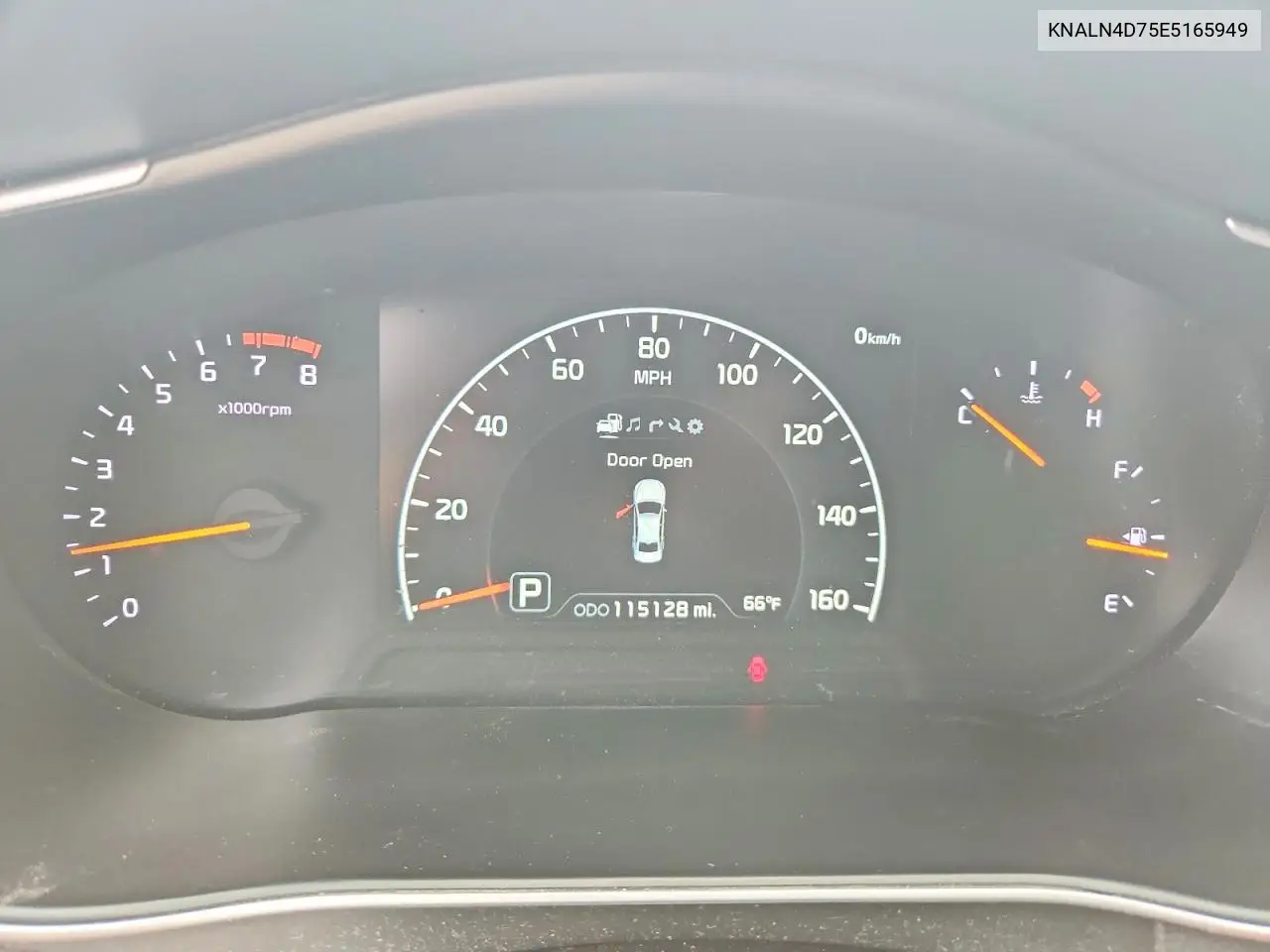 2014 Kia Cadenza Premium VIN: KNALN4D75E5165949 Lot: 58387806