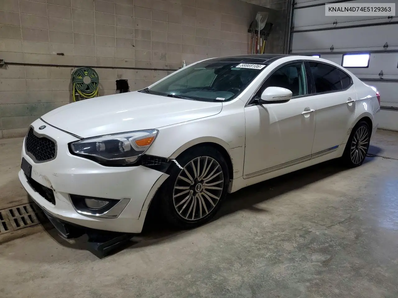 2014 Kia Cadenza Premium VIN: KNALN4D74E5129363 Lot: 58869106