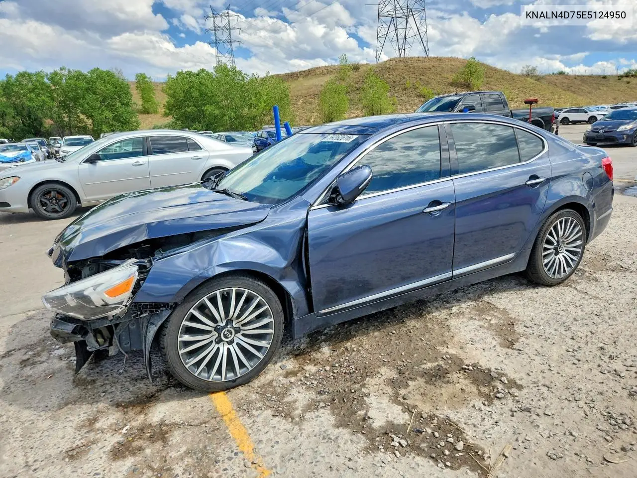 2014 Kia Cadenza Premium VIN: KNALN4D75E5124950 Lot: 59262616