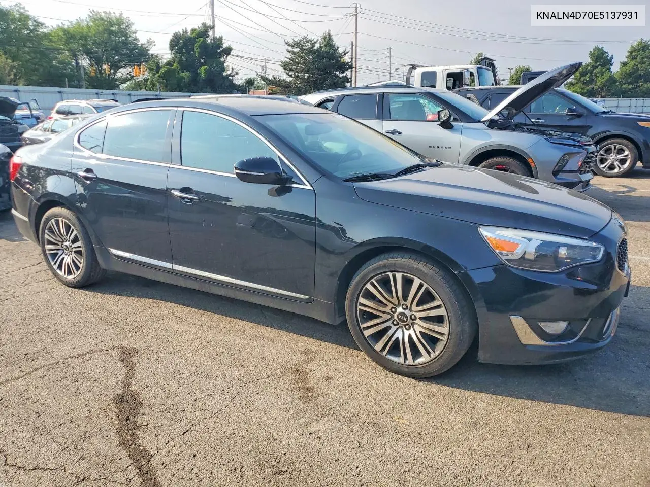 2014 Kia Cadenza Premium VIN: KNALN4D70E5137931 Lot: 60270606
