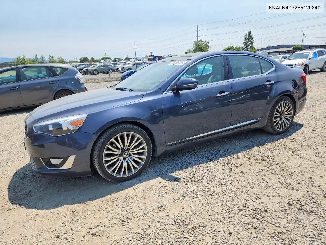 2014 Kia Cadenza Premium VIN: KNALN4D72E5120340 Lot: 60365166