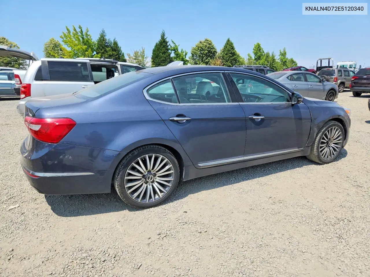 2014 Kia Cadenza Premium VIN: KNALN4D72E5120340 Lot: 60365166