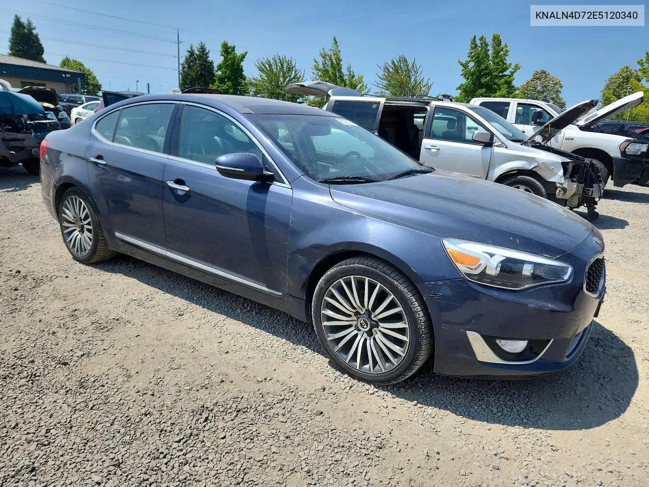 2014 Kia Cadenza Premium VIN: KNALN4D72E5120340 Lot: 60365166