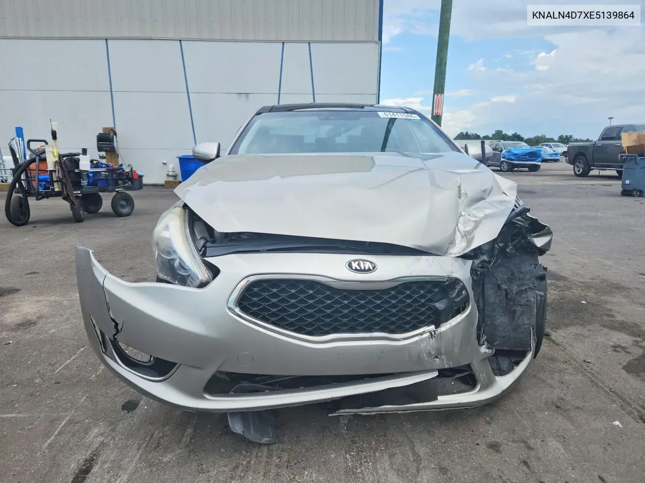2014 Kia Cadenza Premium VIN: KNALN4D7XE5139864 Lot: 61411586