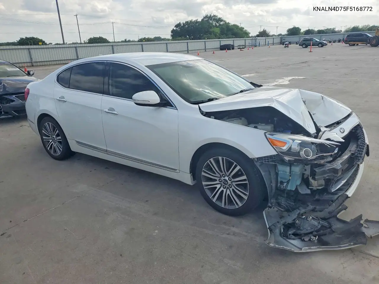 2015 Kia Cadenza Premium VIN: KNALN4D75F5168772 Lot: 50254046