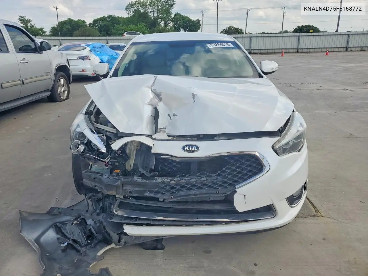 2015 Kia Cadenza Premium VIN: KNALN4D75F5168772 Lot: 50254046