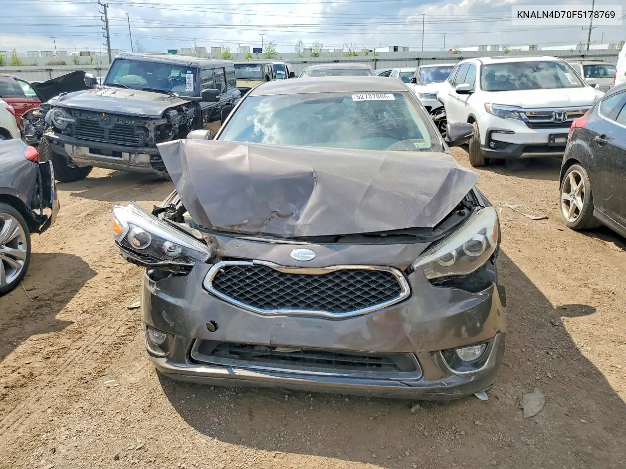2015 Kia Cadenza VIN: KNALN4D70F5178769 Lot: 52737886