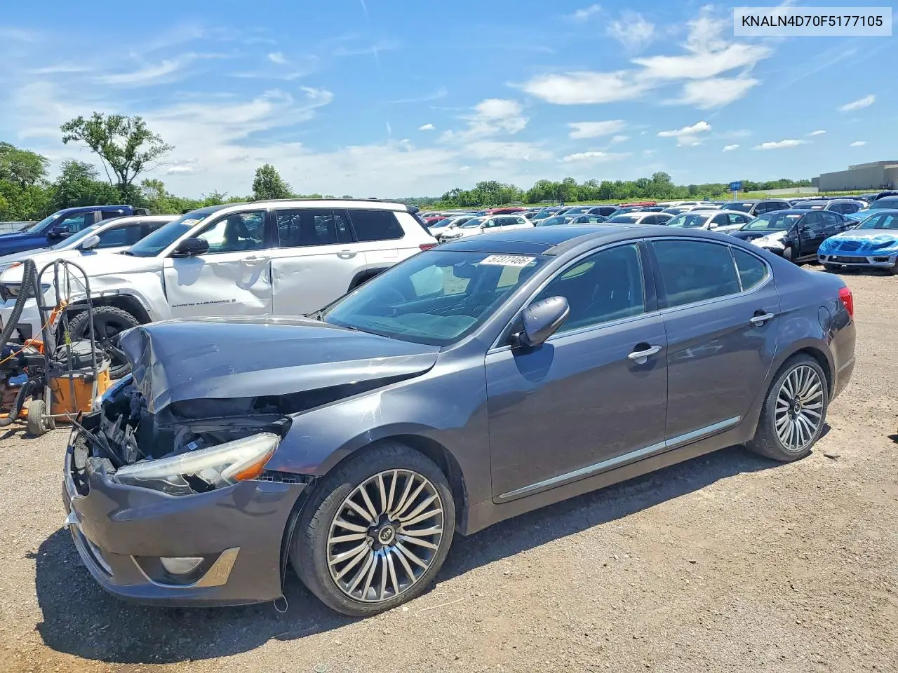 2015 Kia Cadenza Premium VIN: KNALN4D70F5177105 Lot: 57377466