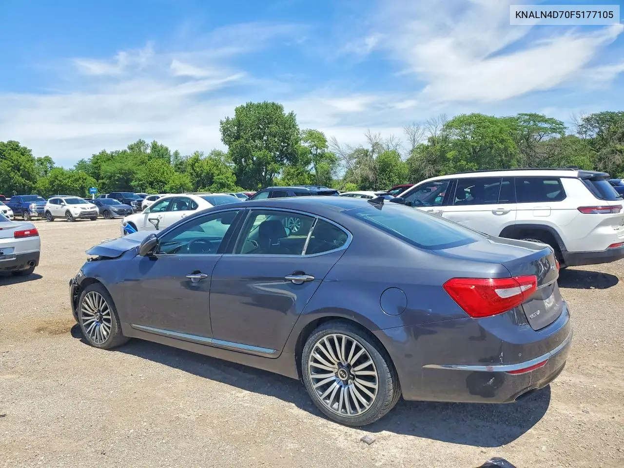 2015 Kia Cadenza Premium VIN: KNALN4D70F5177105 Lot: 57377466