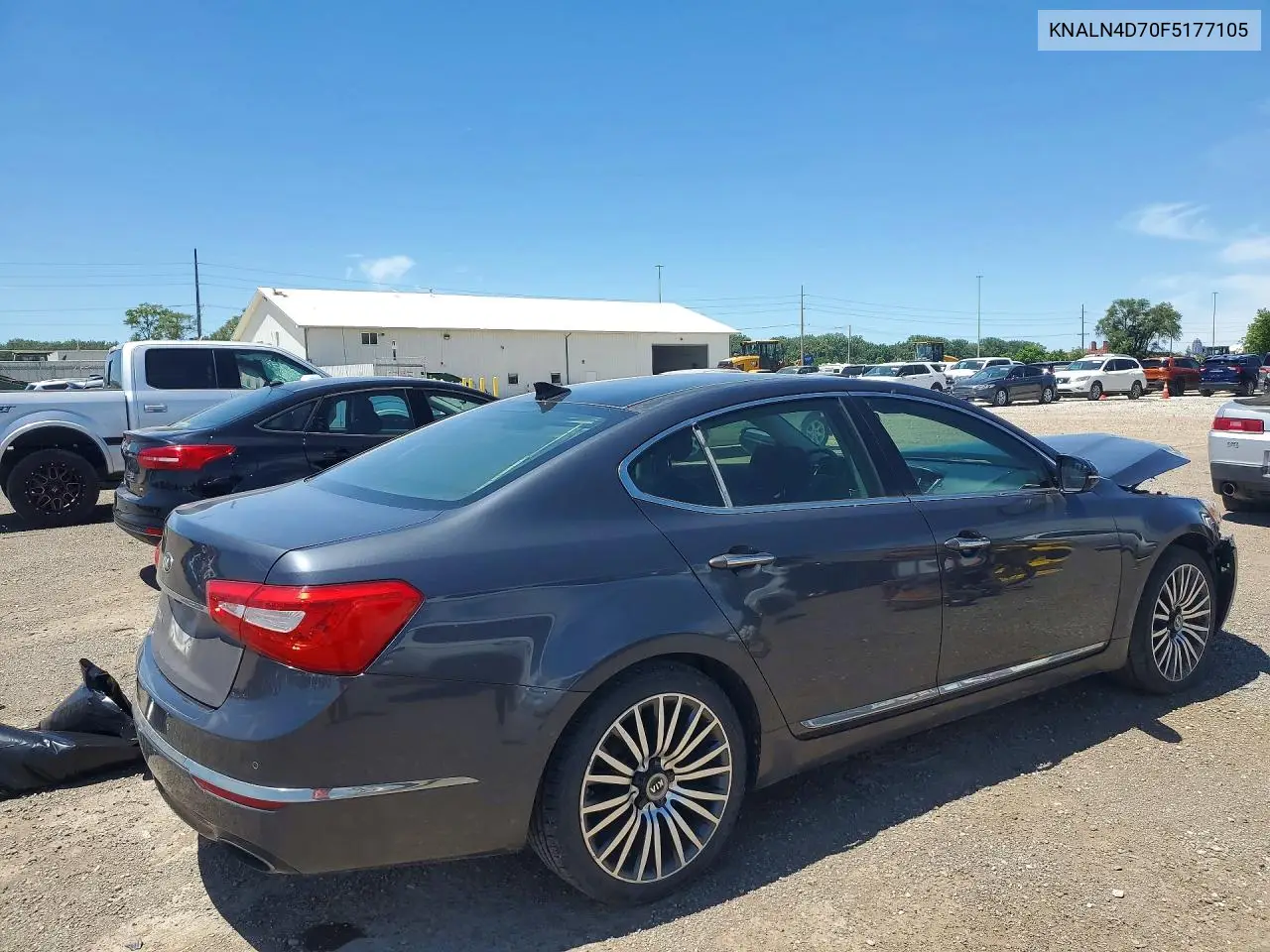 2015 Kia Cadenza Premium VIN: KNALN4D70F5177105 Lot: 57377466