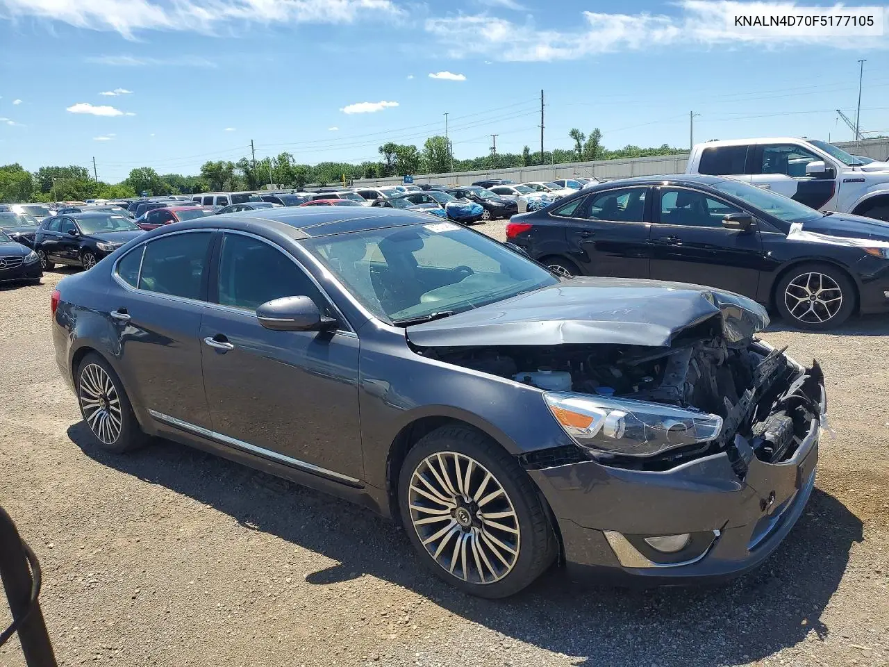 2015 Kia Cadenza Premium VIN: KNALN4D70F5177105 Lot: 57377466