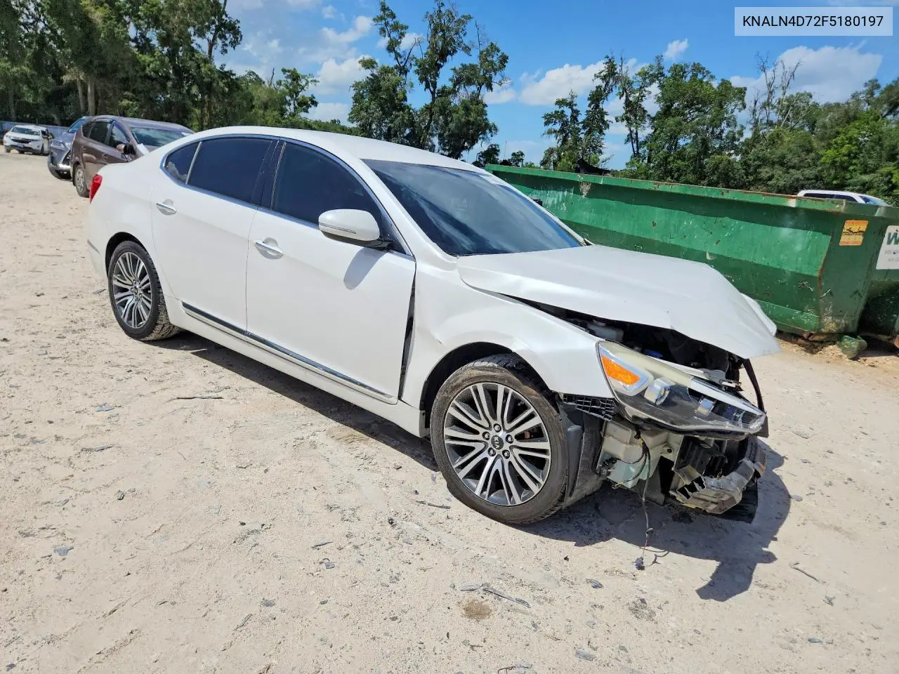 2015 Kia Cadenza Premium VIN: KNALN4D72F5180197 Lot: 61168626