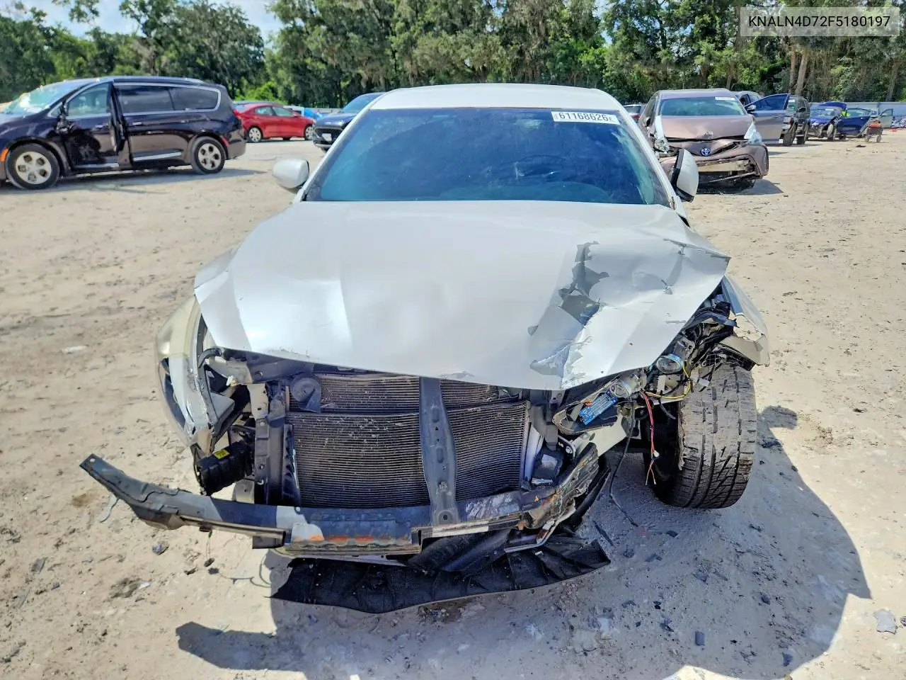 2015 Kia Cadenza Premium VIN: KNALN4D72F5180197 Lot: 61168626