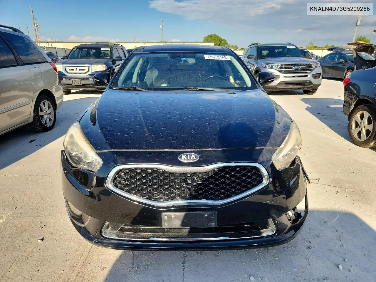 2016 Kia Cadenza Luxury VIN: KNALN4D73G5209286 Lot: 60058146