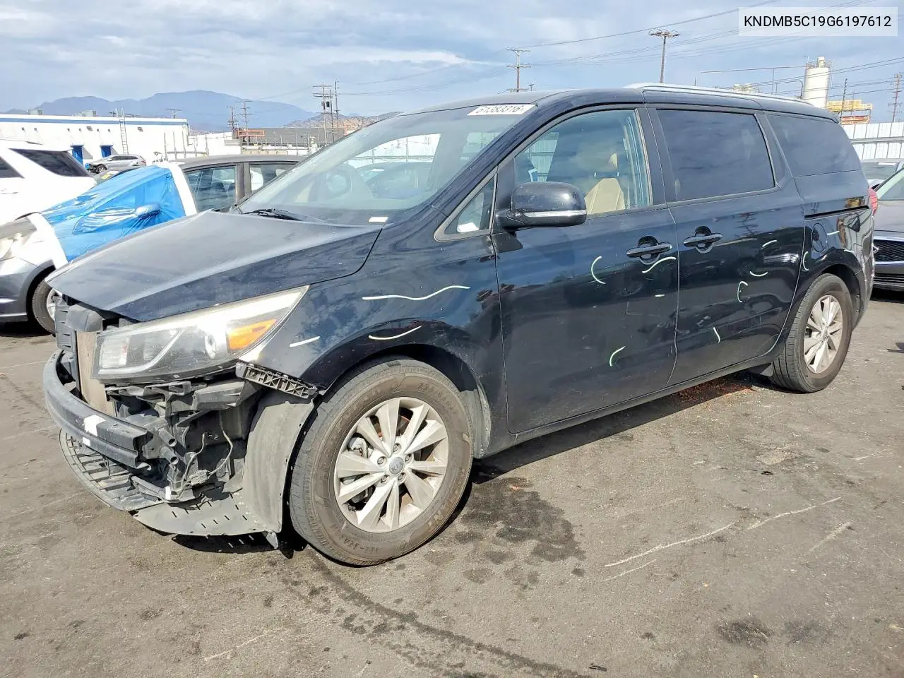 2016 Kia Cadenza VIN: KNDMB5C19G6197612 Lot: 61383316