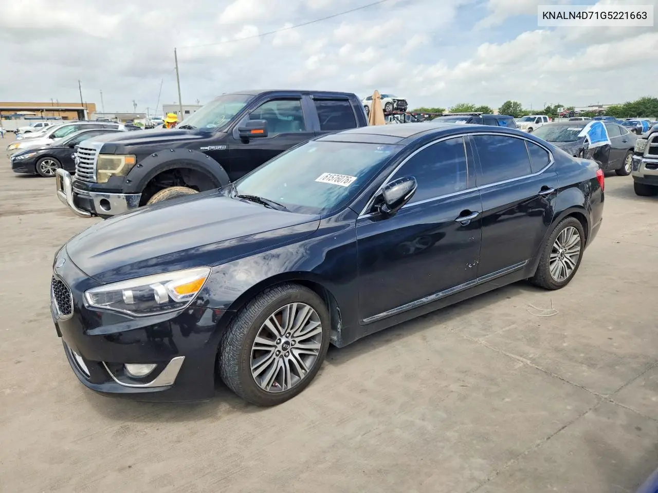 2016 Kia Cadenza Luxury VIN: KNALN4D71G5221663 Lot: 61576076