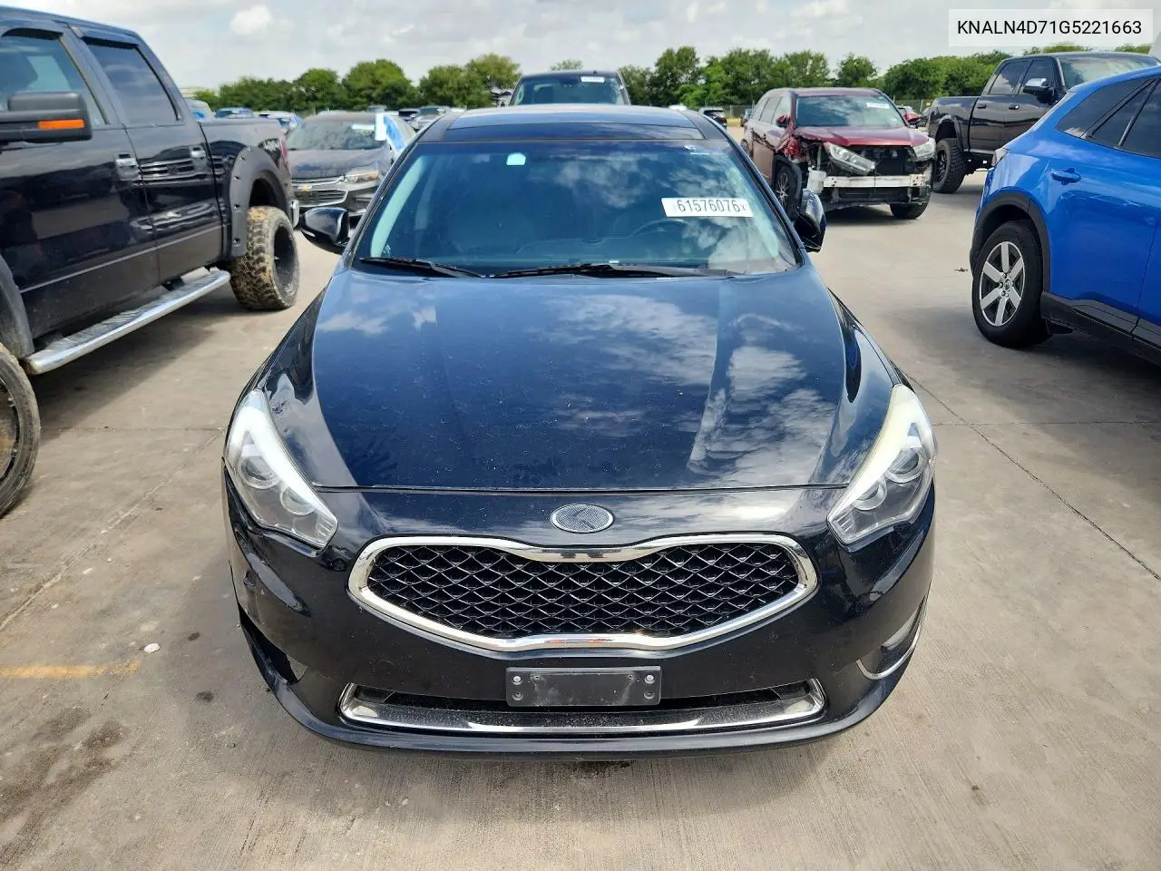 2016 Kia Cadenza Luxury VIN: KNALN4D71G5221663 Lot: 61576076