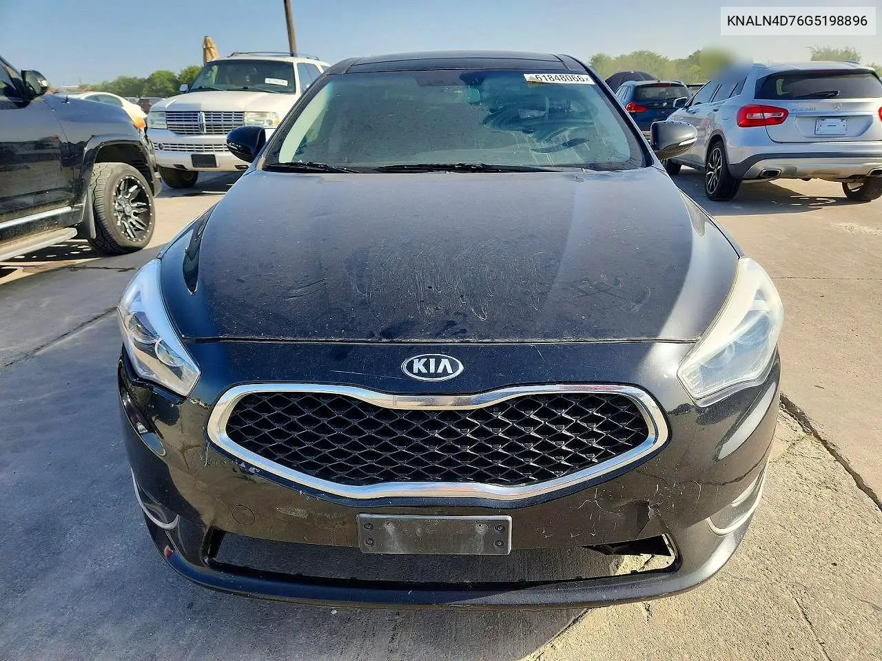 2016 Kia Cadenza Luxury VIN: KNALN4D76G5198896 Lot: 61848066