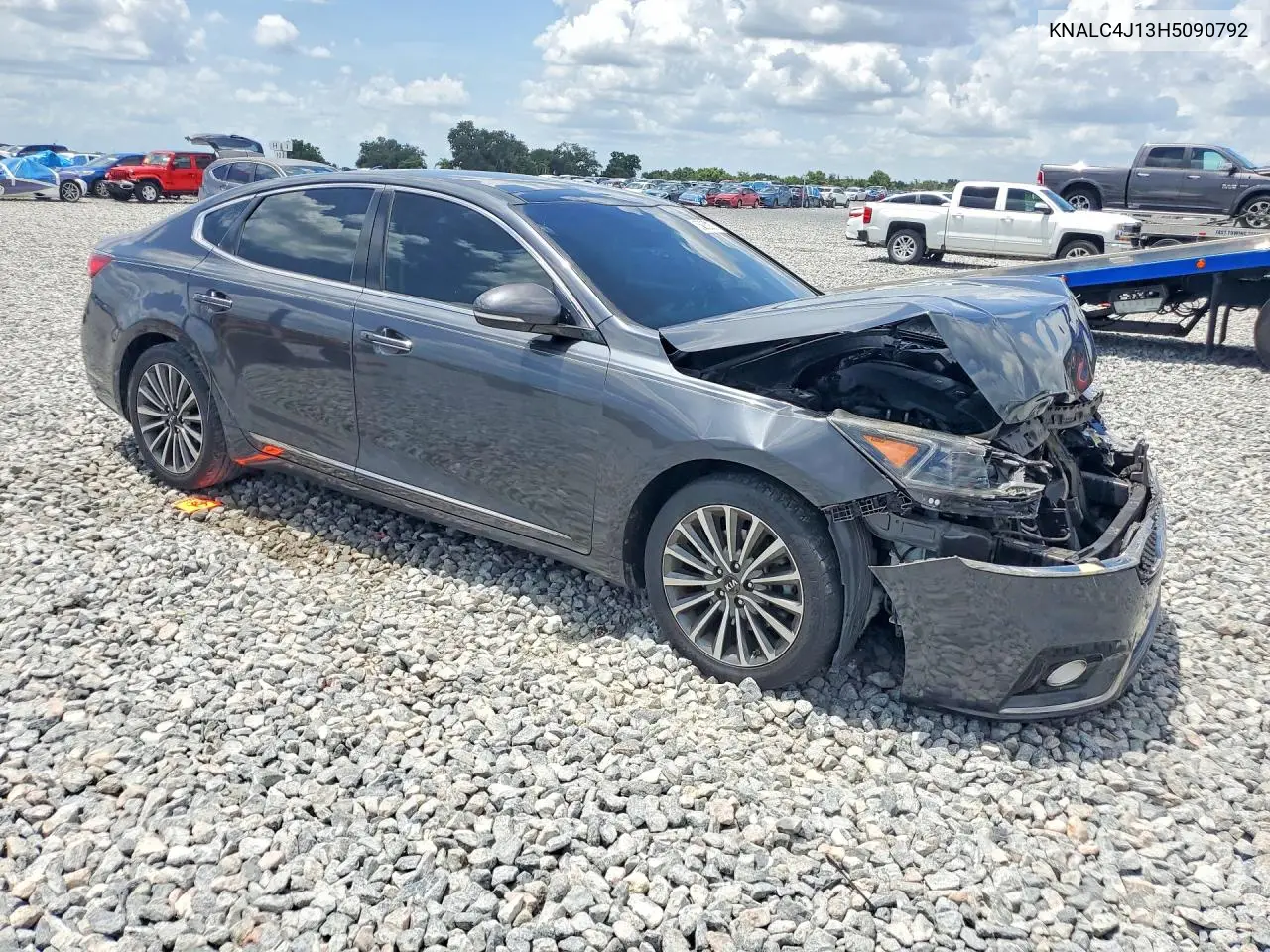 2017 Kia Cadenza Premium VIN: KNALC4J13H5090792 Lot: 55280256