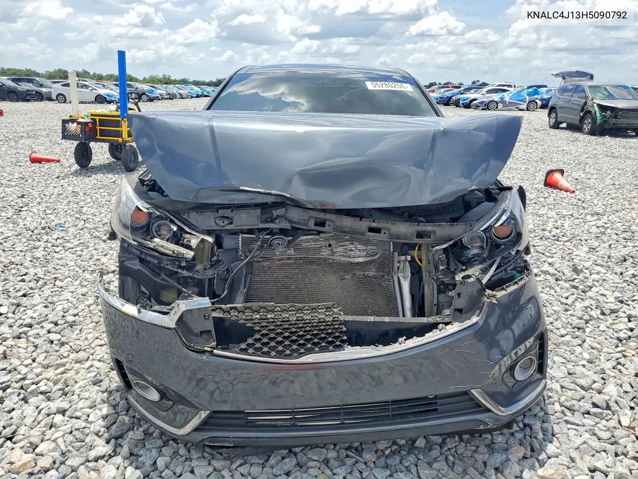2017 Kia Cadenza Premium VIN: KNALC4J13H5090792 Lot: 55280256