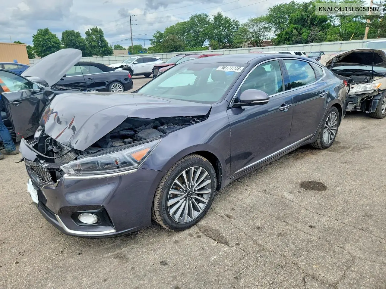 2017 Kia Cadenza Premium VIN: KNALC4J15H5058507 Lot: 56177746