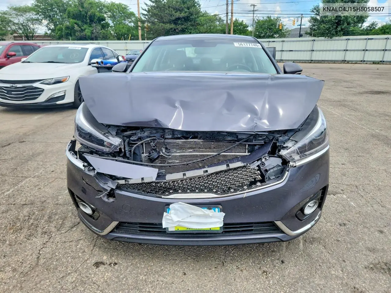 2017 Kia Cadenza Premium VIN: KNALC4J15H5058507 Lot: 56177746