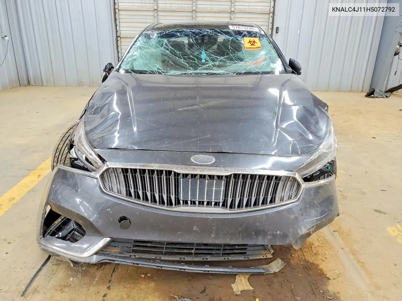 2017 Kia Cadenza Technology VIN: KNALC4J11H5072792 Lot: 57013226