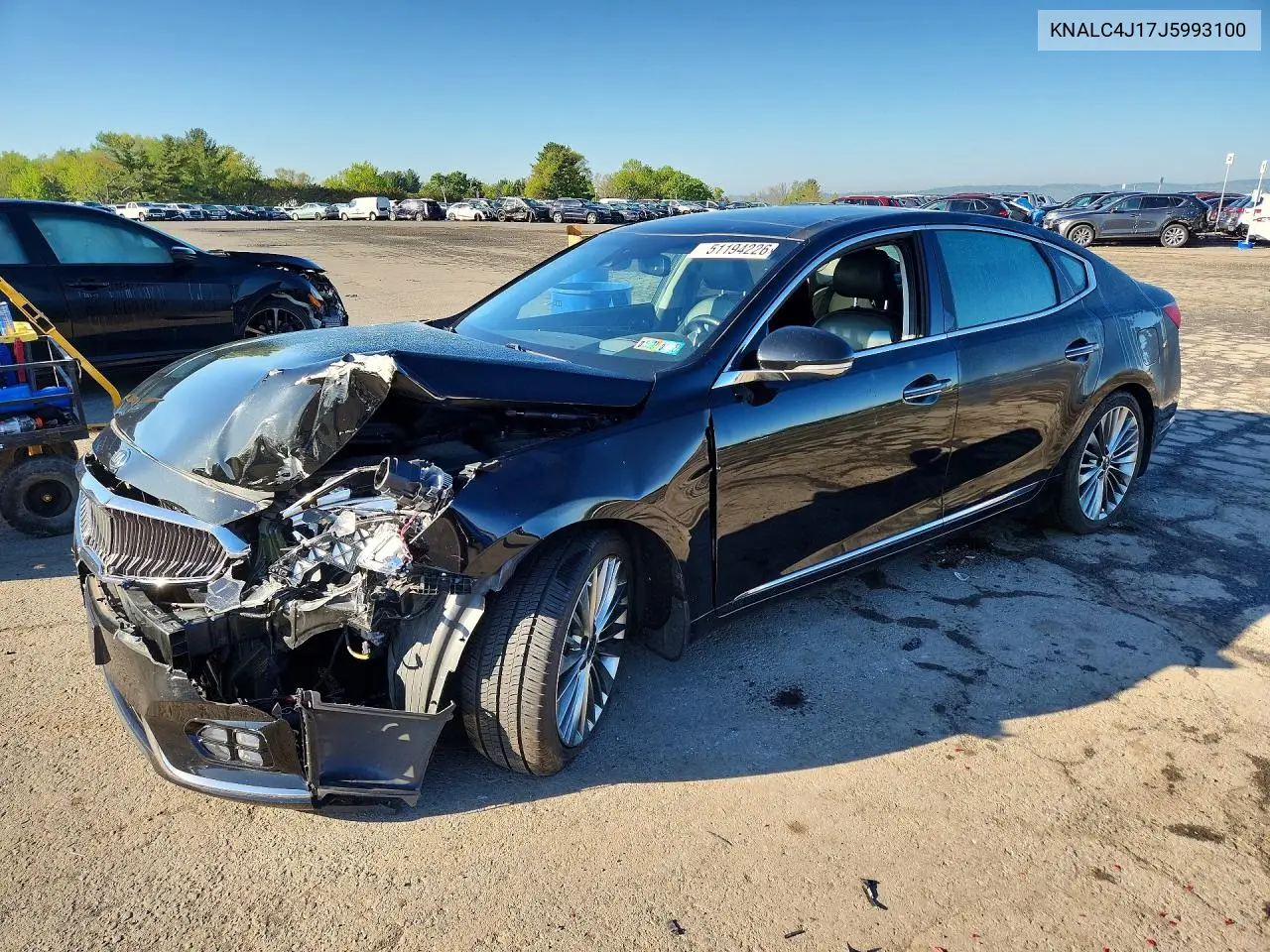 2018 Kia Cadenza Premium VIN: KNALC4J17J5099310 Lot: 51194226