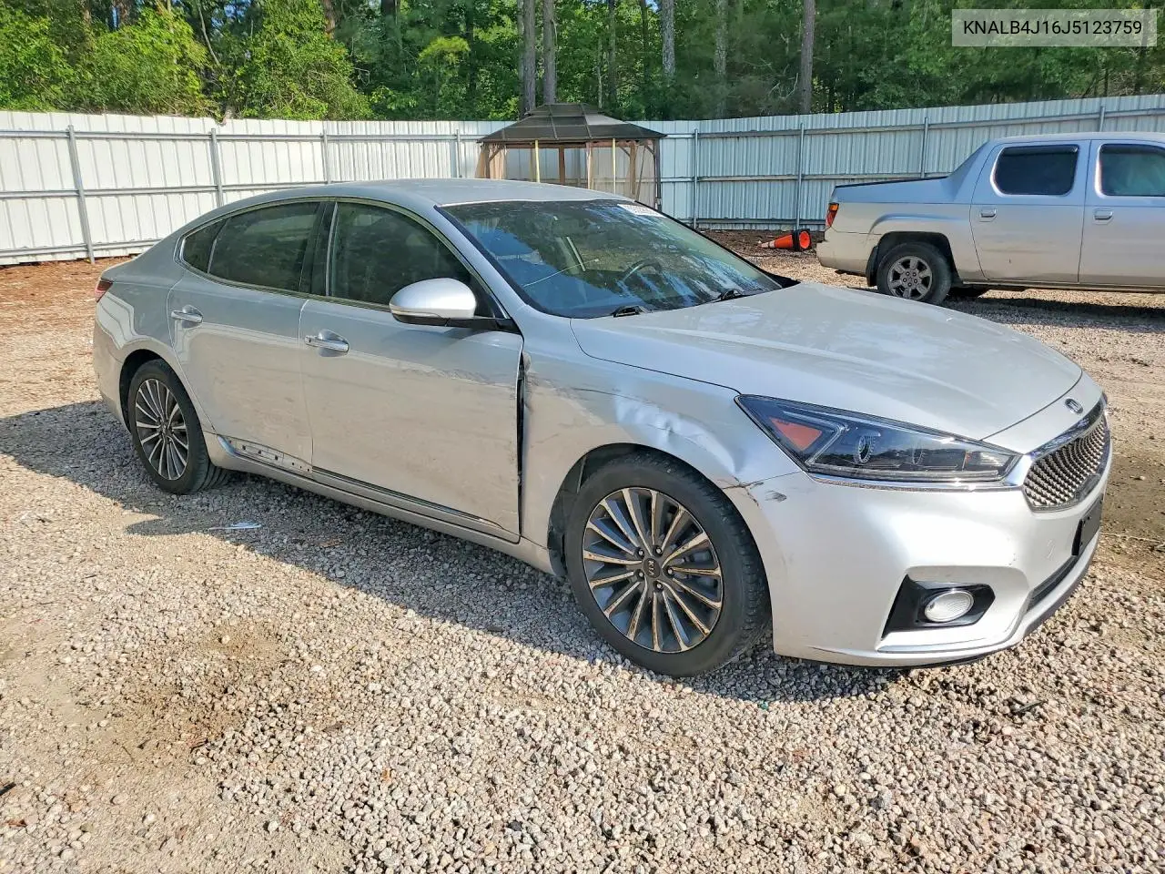 2018 Kia Cadenza Premium VIN: KNALB4J16J5123759 Lot: 59309066