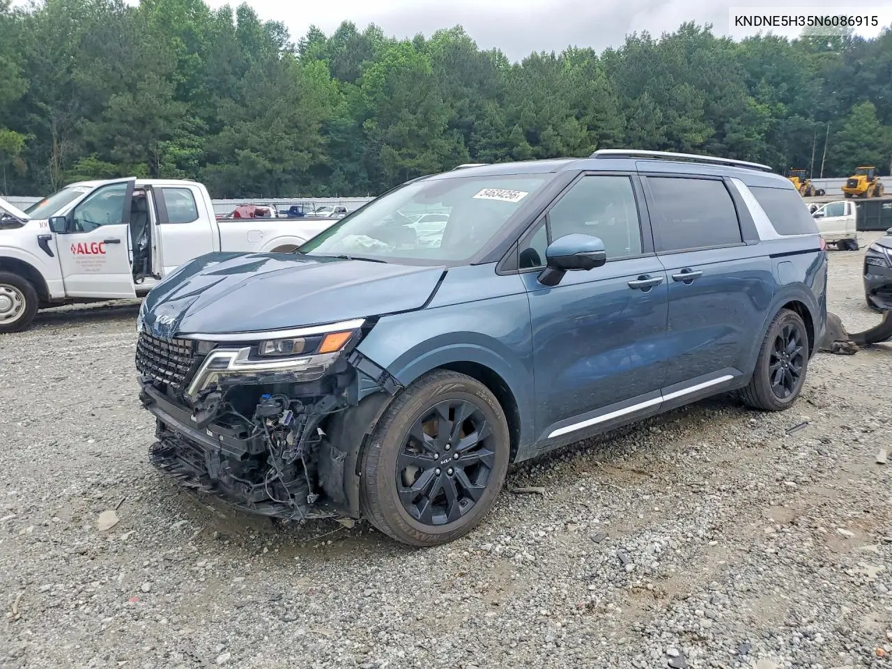 2022 Kia Carnival Sx Prestige VIN: KNDNE5H35N6086915 Lot: 54634256