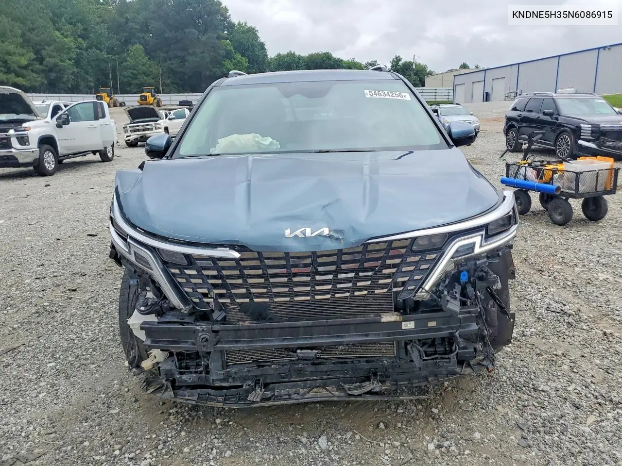 2022 Kia Carnival Sx Prestige VIN: KNDNE5H35N6086915 Lot: 54634256