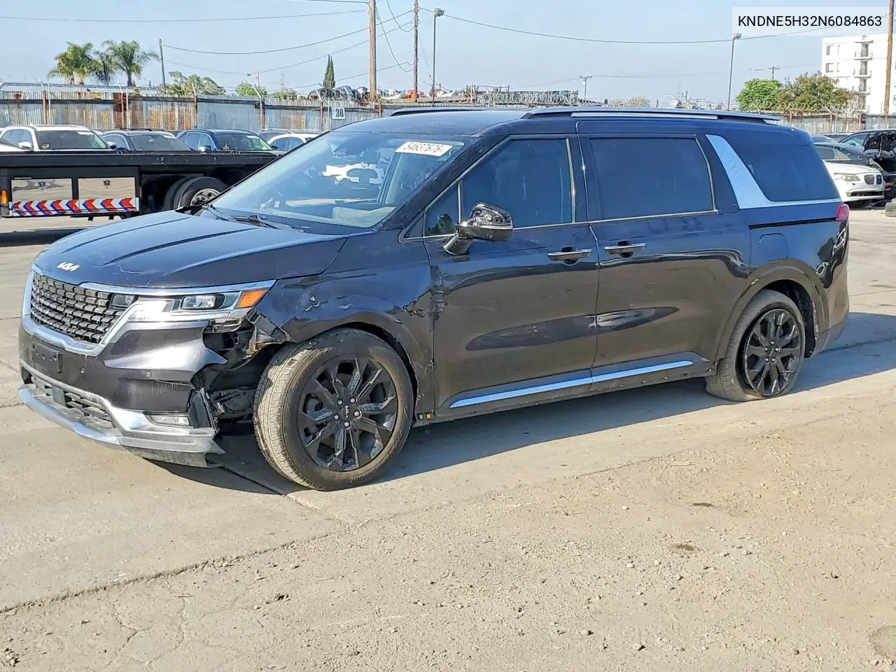 2022 Kia Carnival Sx Prestige VIN: KNDNE5H32N6084863 Lot: 54637676