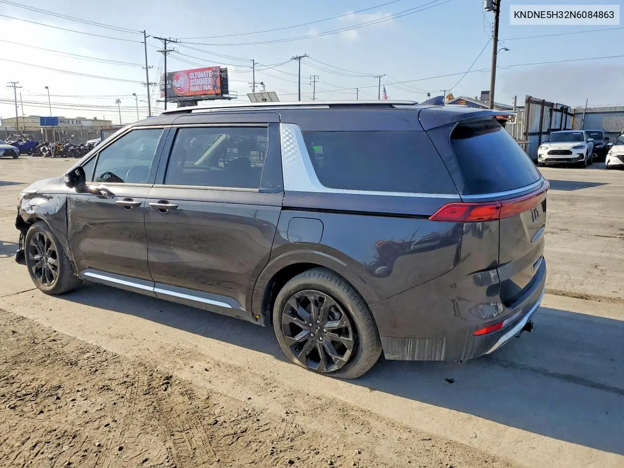 2022 Kia Carnival Sx Prestige VIN: KNDNE5H32N6084863 Lot: 54637676