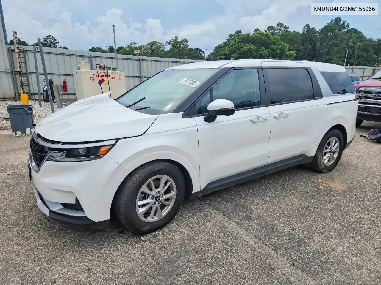 2022 Kia Carnival Lx VIN: KNDNB4H32N6155966 Lot: 55406986
