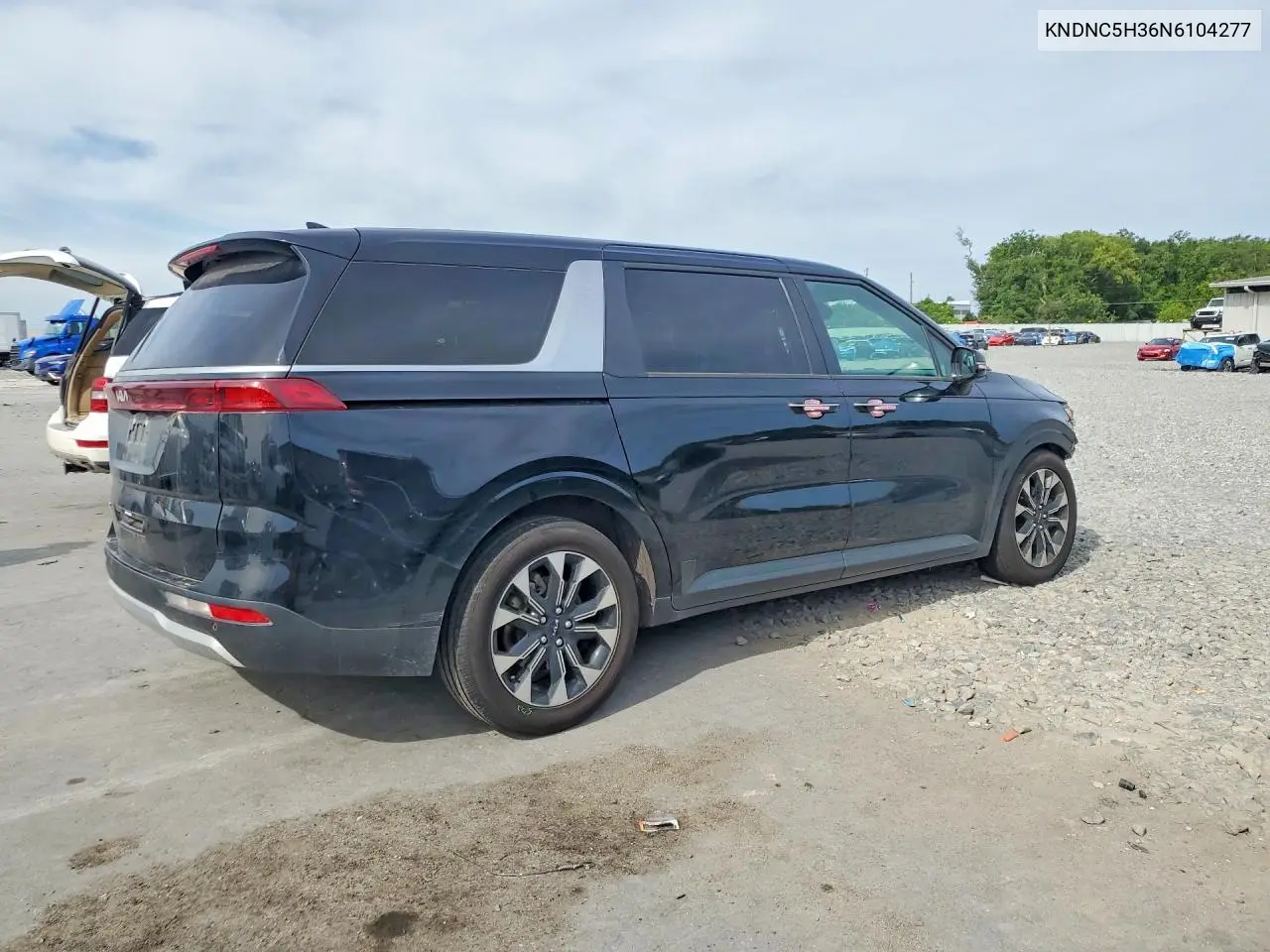 2022 Kia Carnival Ex VIN: KNDNC5H36N6104277 Lot: 55885816