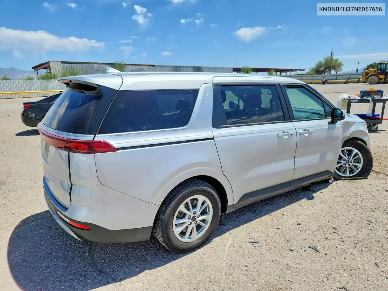 2022 Kia Carnival Lx VIN: KNDNB4H37N6067656 Lot: 57334616