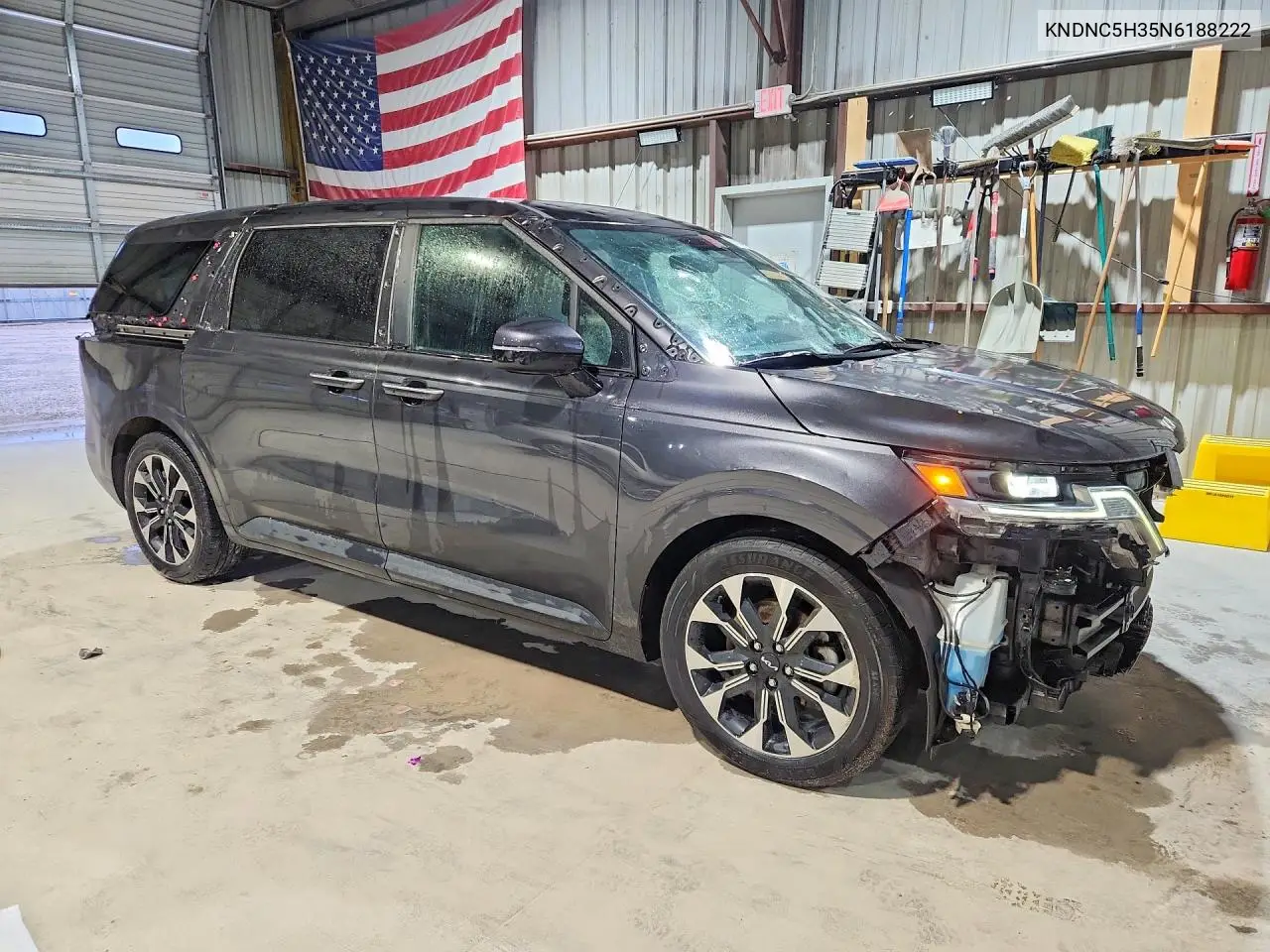 2022 Kia Carnival Ex VIN: KNDNC5H35N6188222 Lot: 57512616