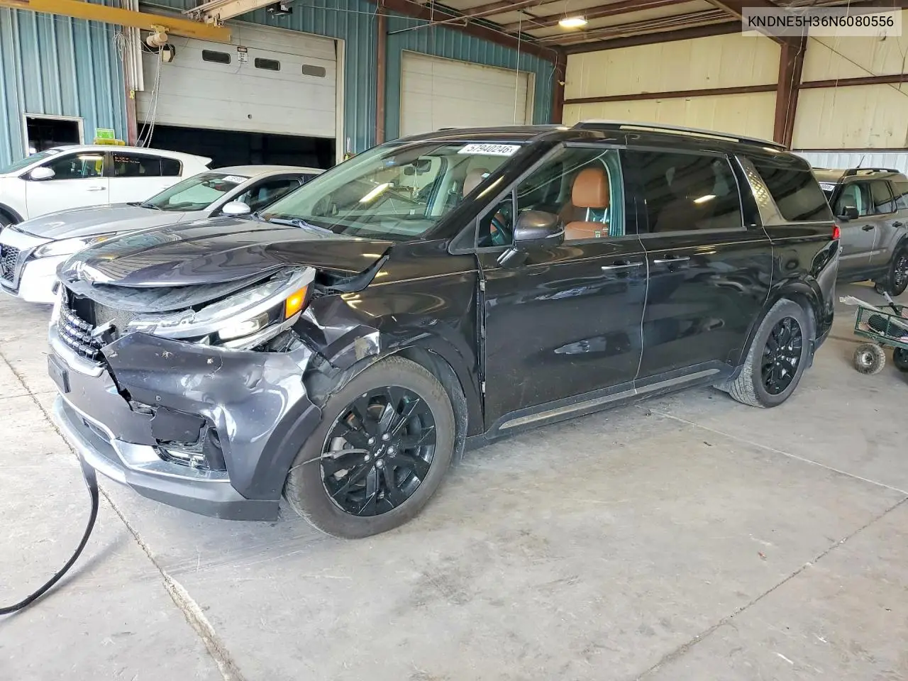 2022 Kia Carnival Sx Prestige VIN: KNDNE5H36N6080556 Lot: 57940246