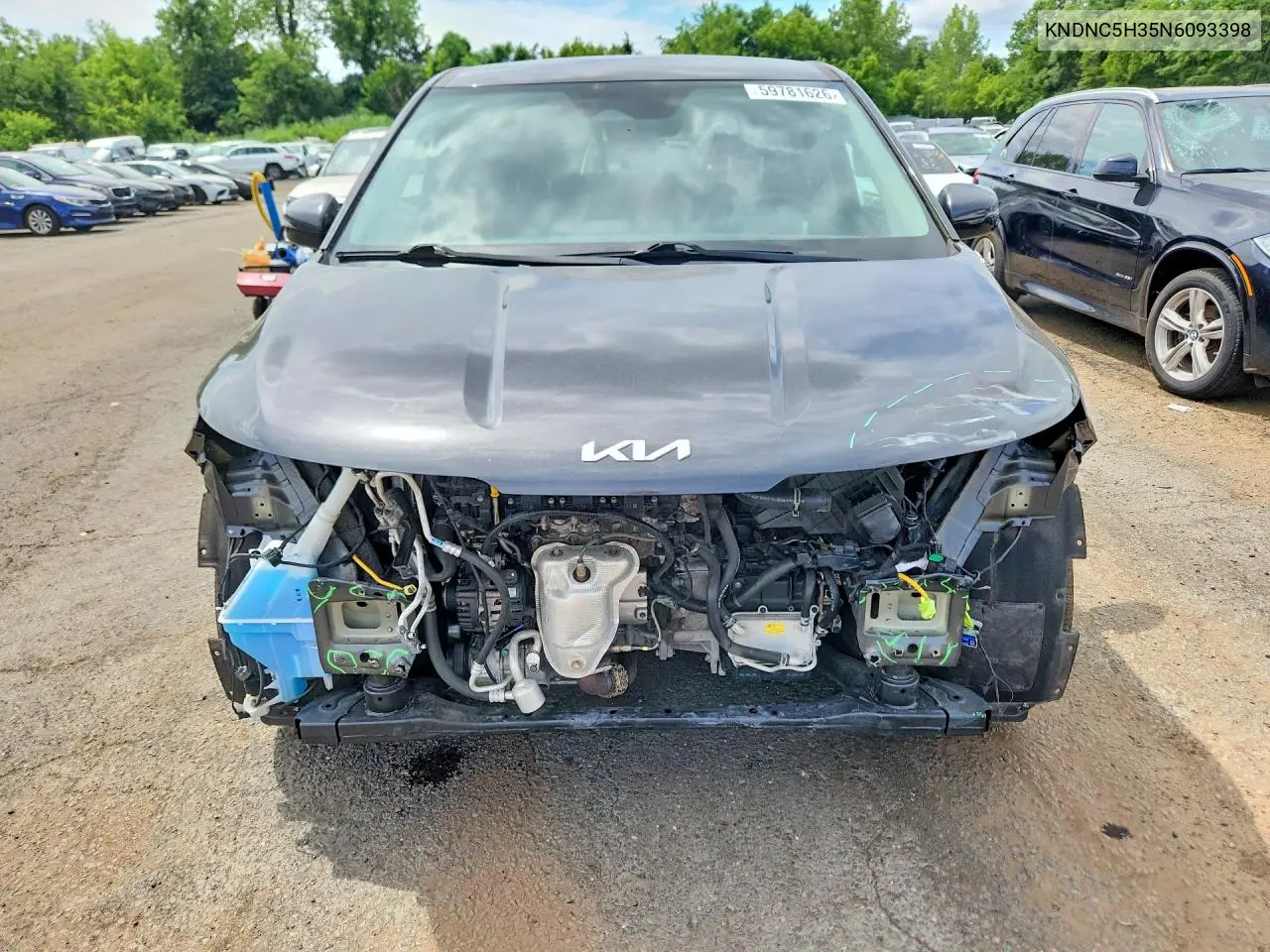 2022 Kia Carnival Ex VIN: KNDNC5H35N6093398 Lot: 59781626