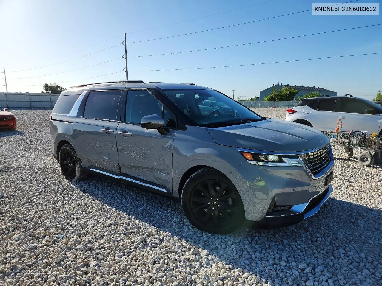 2022 Kia Carnival Sx Prestige VIN: KNDNE5H32N6083602 Lot: 60267796