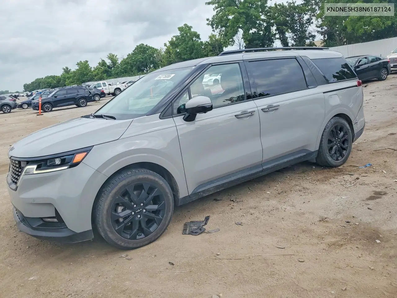 2022 Kia Carnival Sx Prestige VIN: KNDNE5H38N6187124 Lot: 60275086