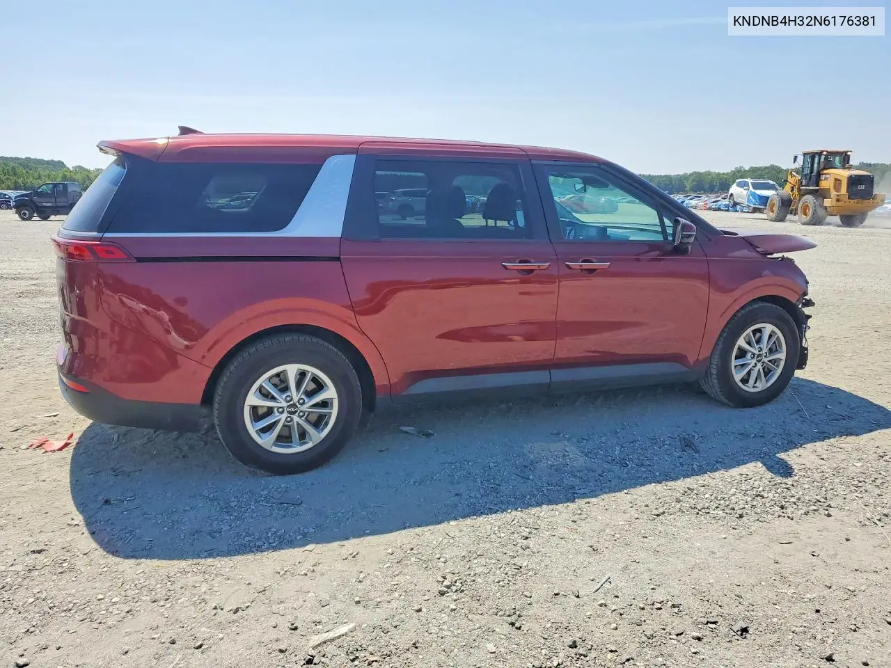 2022 Kia Carnival Lx VIN: KNDNB4H32N6176381 Lot: 61431286