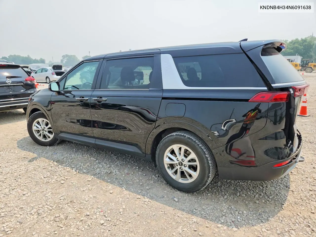 2022 Kia Carnival Lx VIN: KNDNB4H34N6091638 Lot: 61585206