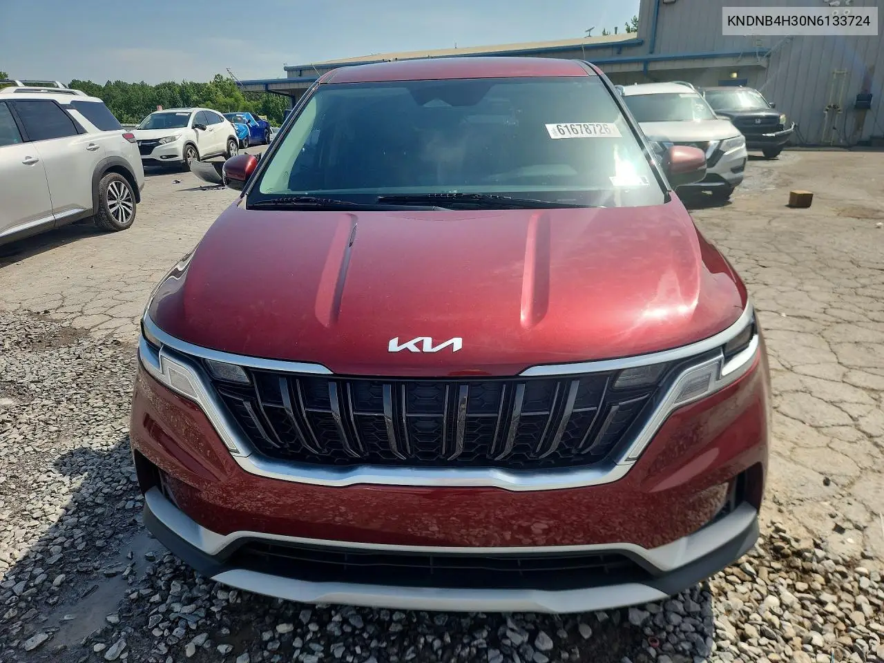 2022 Kia Carnival Lx VIN: KNDNB4H30N6133724 Lot: 61678726